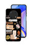 Huawei nova Y90 Protective Case Cover Arabic Quotes And Flowers Art