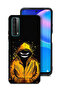 غطاء حماية لهاتف Huawei Y7a بتصميم مارشميلو بوي آرت