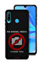 Huawei P30 lite Protective Case Cover No Social Media Thank You