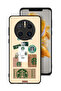 Huawei Mate 50 Pro Protective Case Cover Coffee Sticker