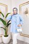 Women's Buttoned Tie-Up Blue Shirt - 2