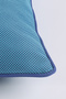 Blue Outdoor Throw Pillow Cover – 45X45 cm Water Repellent, Fade Resistant Fabric - 3