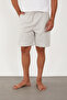 Men's Linen Shorts Elastic Waist Baggy Relaxed Fit - 4