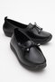 Women's Rubber Laced Casual Shoes Black