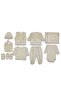 Elephant Embroidered Baby Boy Newborn 10 Piece Hospital Release Bodysuit Set