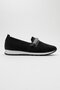 Women's Stoned Knitwear Casual Shoes Black - 2