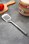 6 Piece Stainless Steel Kitchen Utensil Set with Hanger - Ladle, Colander, Spatula - 4
