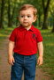 U.S. Polo Assn. Baby Boy Red Baby Set - 4