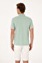 Men's Regular Fit Aqua Polo Collar T-Shirt 50306804-VR048 - 5