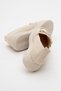Women's Buckle Casual Shoes Beige - 4