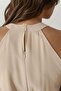 Wide Leg Halter Neck Belted Stylish Jumpsuit - 6