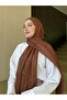 Ethnic Jacquard Shawl Ottoman Breeze Pattern - Brown - 2