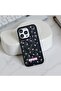iPhone 16 Pro (6.3 Inch) Compatible Quilted Flower Pattern Pouf Case Special Boxed