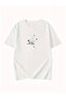 Pinterest Star Printed Oversize Unisex Short Sleeve Tshirt - 2