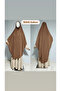 Full Length Sandy Souffle Khimar Hijab Scarf Milky Brown