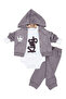 100% Customer Satisfaction King Embroidered 3-Piece Male Newborn Hospital Exit - 2