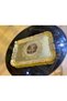 Esterhomedecor 6 Pcs Single Original Rose Tree Flower Rectangular Presentation Tray Cream 30cm Masi - 6