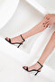 Black Glitter Women's Classic Heeled Shoes 20730 - 5