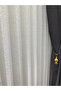 Tulle Curtain Sand Patterned Knitted Fabric 1/3 Tight Pleated Pipe Pleat Non-Creasy No Ironing - 2