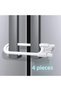 4 Pieces Rail Cabinet Lock Child Baby Safety Safety Lock Child Baby Safety Safety Set