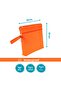 Mami Kids Wet&dry Waterproof Wet Dry Dirty Clean Beach Pool Nursery Functional Orange Bag