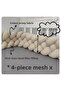 500 Cm 4-Piece Mesh Protection / 90x190 Montessori Mattress Protector - 2