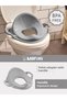 Toilet Training Set for Children - Non-Slip Layered Step & Handle Toilet Adapter & Seat - 6
