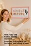 Newborn Baby My First Photo Monthly Memory Frame (38X23Cm) First Year, Large Size Hand Footprint Kit - 5