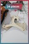 Set of 24 Baby Dress and Clothes Hangers - Wooden