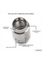 450ml Baby Food Storage Thermos Vacuum Double Sided Thermos - 4
