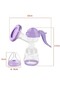 Practical Manual Breast Pump Purple - 3