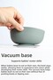 Baby Feeding Set - Vacuum Silicone Lid Food Bowl - Feeding Spoon and Fork Gift - 4