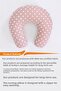 Pink Star Patterned Double Sided Baby Nursing Pillow 100% Cotton Maternity Cushion - 3