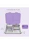 3 Compartments Stainless Steel Unicorn Lunchbox with Printed Blessing for Kids - 2