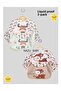 Bebechi Wearable Liquid Proof Long Sleeve Food and Activity Bib with Pocket (Roe Deer)