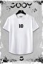 Set of 2 Size 10 Slim Fit White Tshirt - Gray Shorts - 2