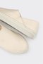 Beige Leather Women's Sports Shoes - 5