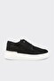 Black Leather Men's Casual Shoes