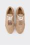 Beige Leather Women's Sports Shoes - 4