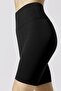 Extra High Waist Recovery Black Biker Leggings - 5
