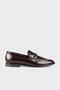 Burgundy Leather Women's Casual Shoes