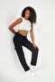 Black Women's Cargo Pocket Trousers - Magi - 4