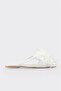 White Women's Flat Slippers