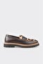 Brown Leather Women's Casual Shoes