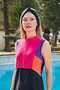 BN2404 Model Black Swimming Bandana - 3