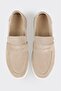 Bej Deri Erkek Loafer - 4