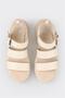Ecru Leather Women's Sports Sandals - 4