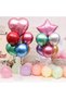 2 Pieces of 7 Rod Transparent Balloon Decoration Stand – Balloon Decoration Standing Party Decoration Apparatus - 7