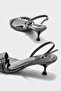 صندل نسائي بكعب، باللون الأسود - 4