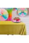 Gold Golden Birthday Tablecloth 120*180cm Disposable Plastic Table Cloth for Birthday Party - 6